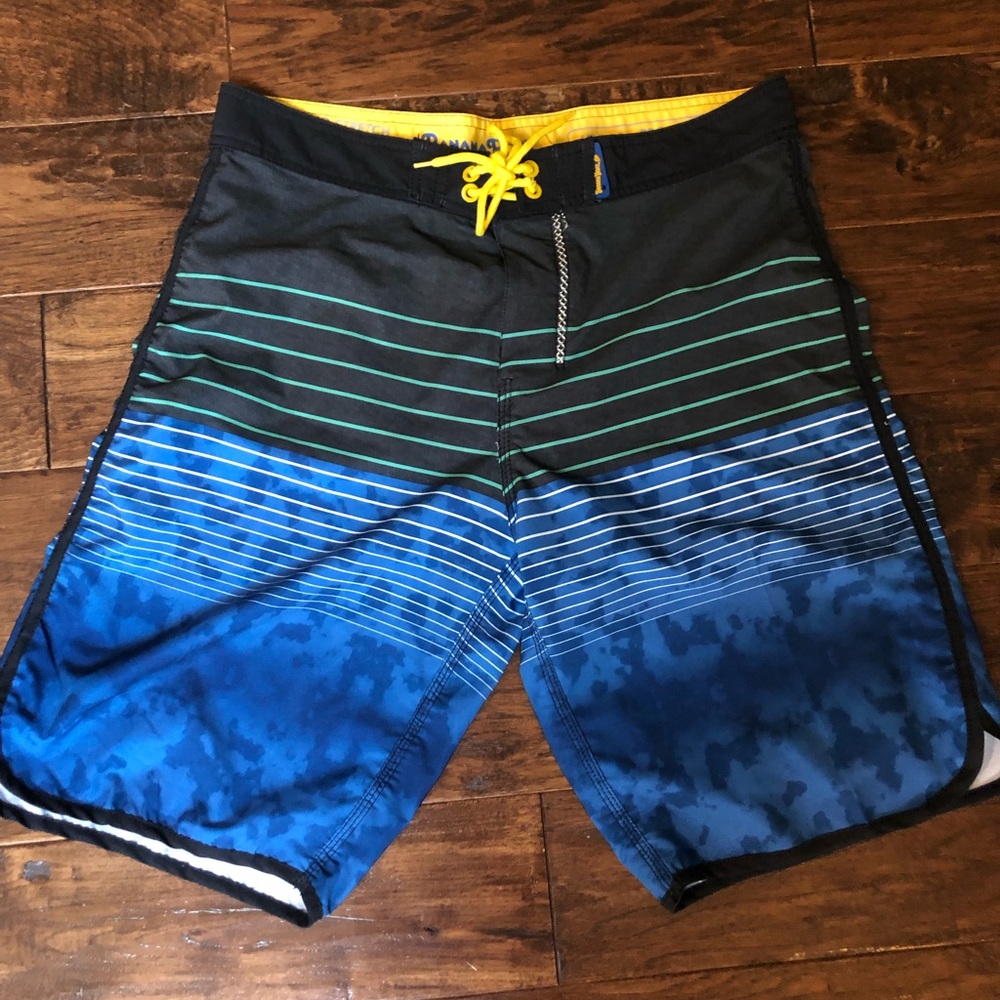Banana Boat Swim Shorts. Worn once.  Washed once.